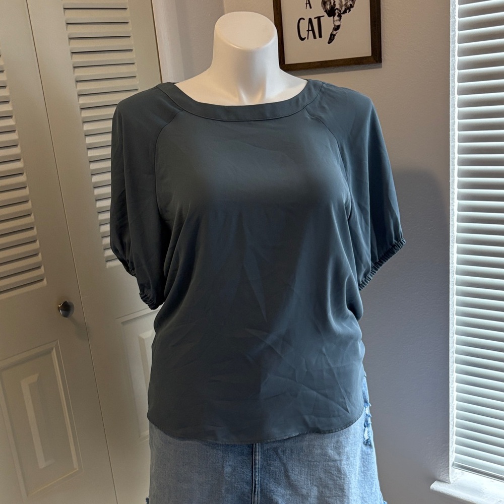 Loft Elegant Slate Blue Women's Top